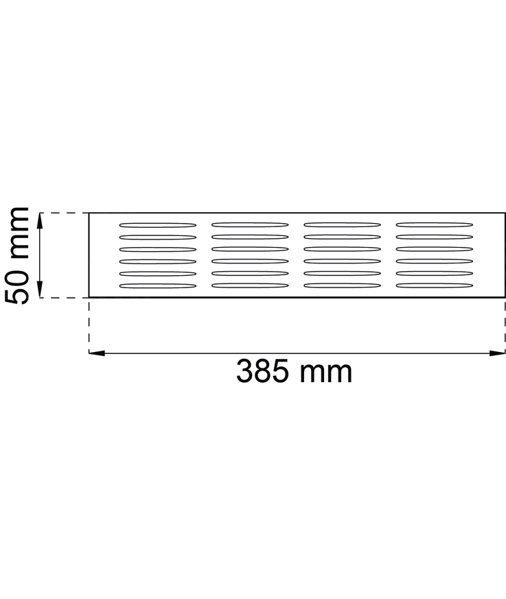 Mossbeslag takpanna 50x385mm