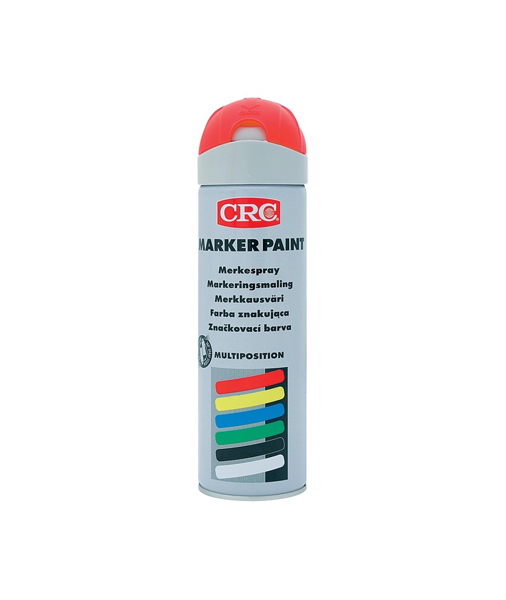 Märkfärg aerosol fluo crc röd