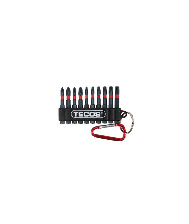 Bitssats impact matta med hake 50mm 10 delar