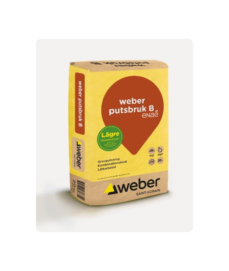 Putsbruk b base enaé 3mm Pumpbar 20kg