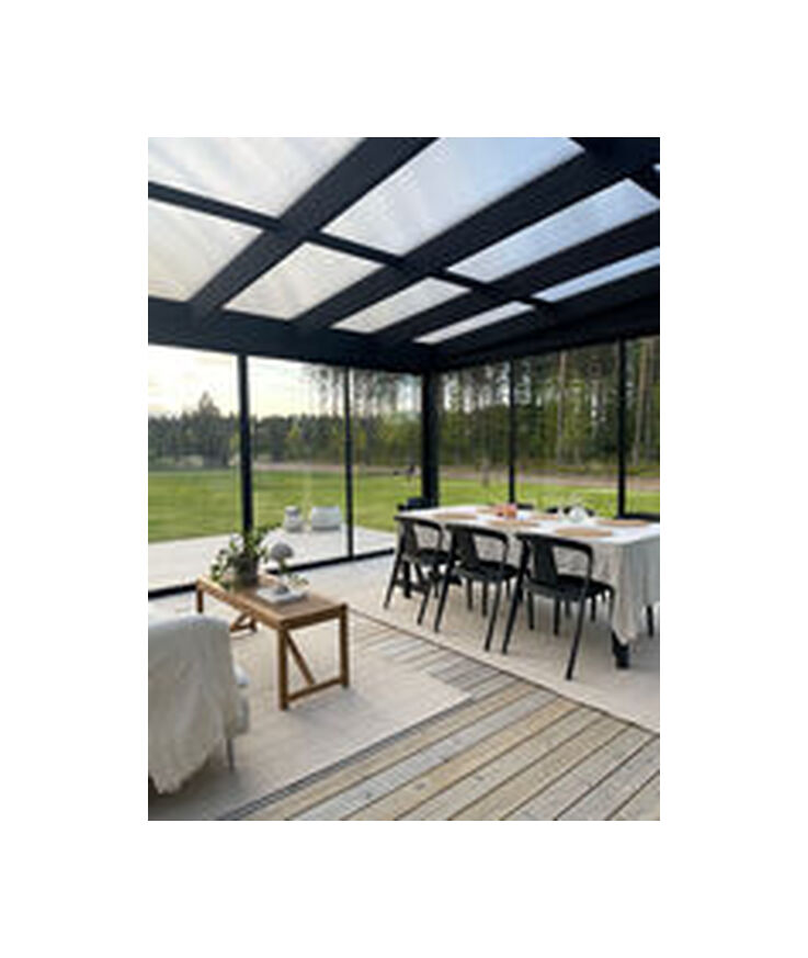 Kanalplast gop multiglas klar 5000x980x16mm