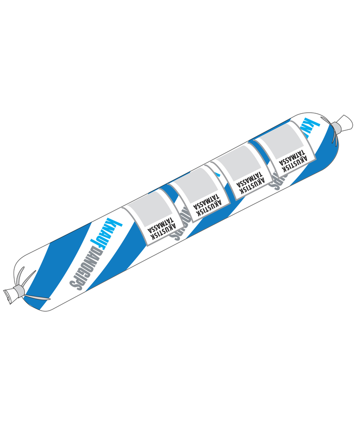Tätmassa knauf akustisk vit