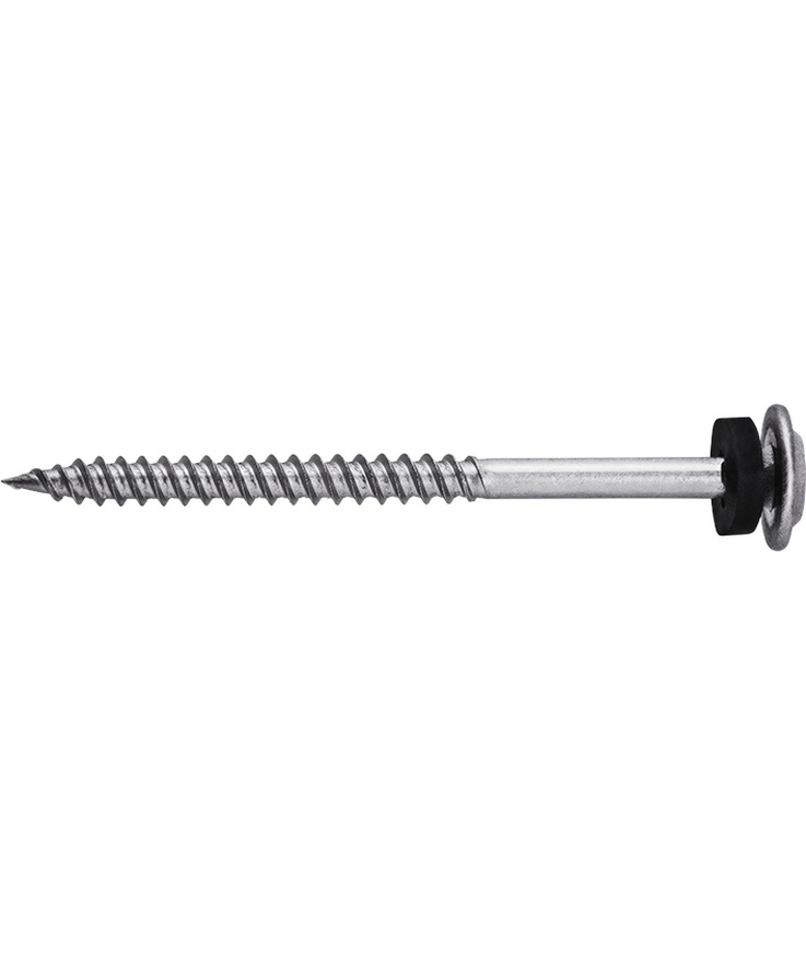 Nockpanneskruv rostfri a2 4,2-60 utv. m bricka stål/trä