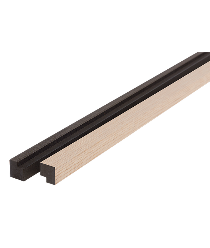 Avslutningslist premium light Oak 22x25x3000mm