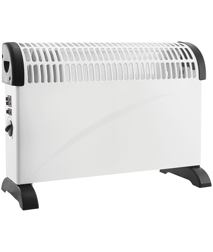 Konvektorelement turbo Malmbergs fläkt 230v vit