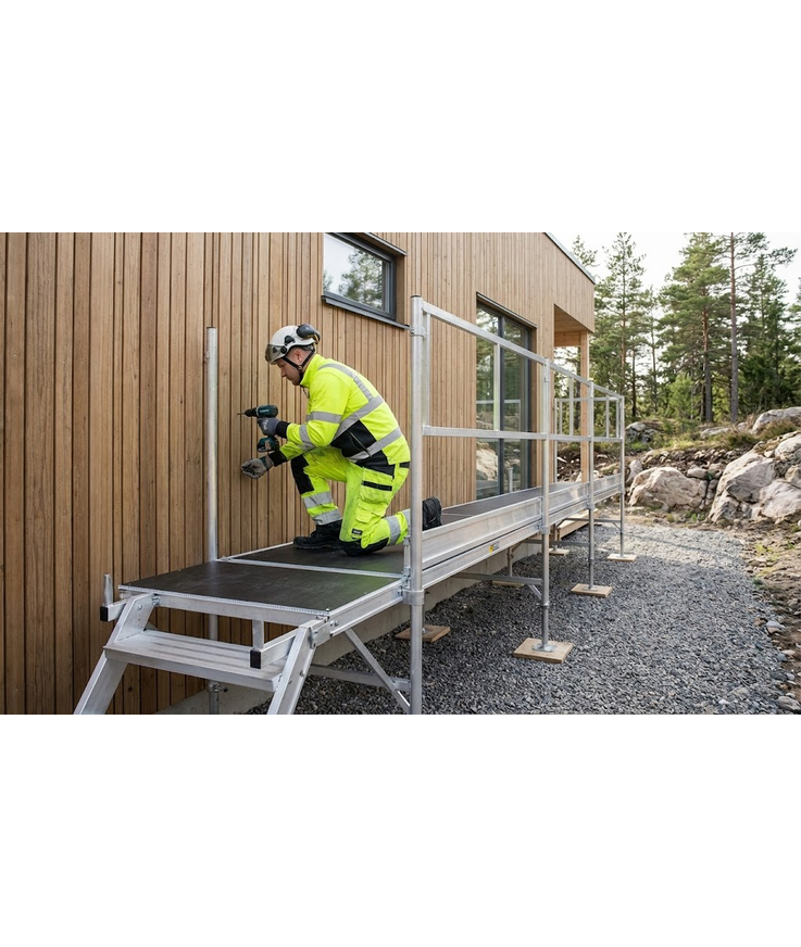 Slitskyddsgolv gopanel lite Svart/natur 2600x1550x10,5 mm