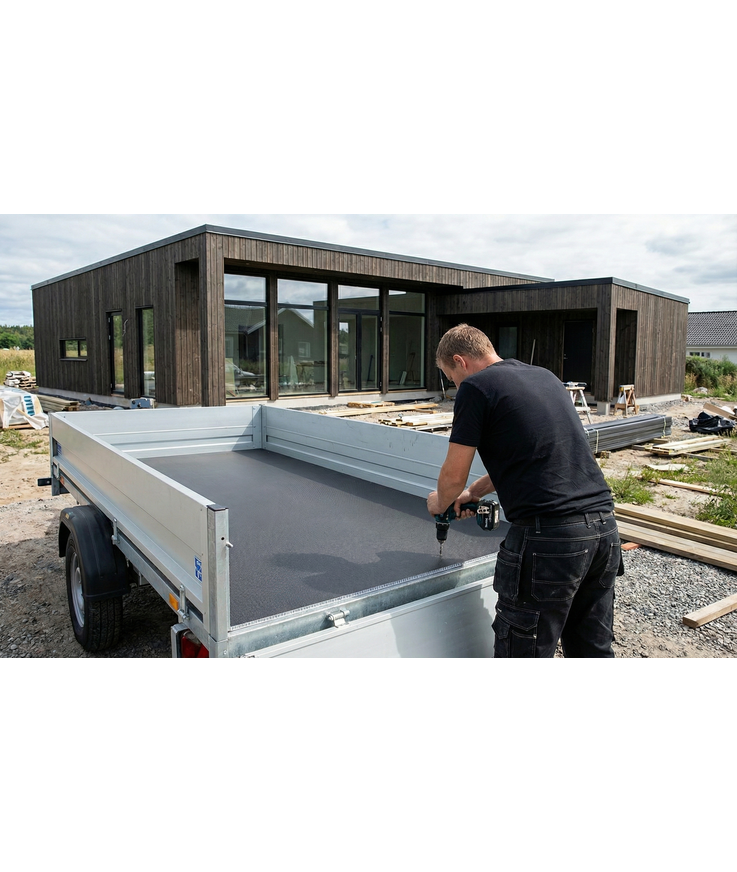 Slitskyddsgolv gopanel lite Svart/natur 2600x1550x10,5 mm