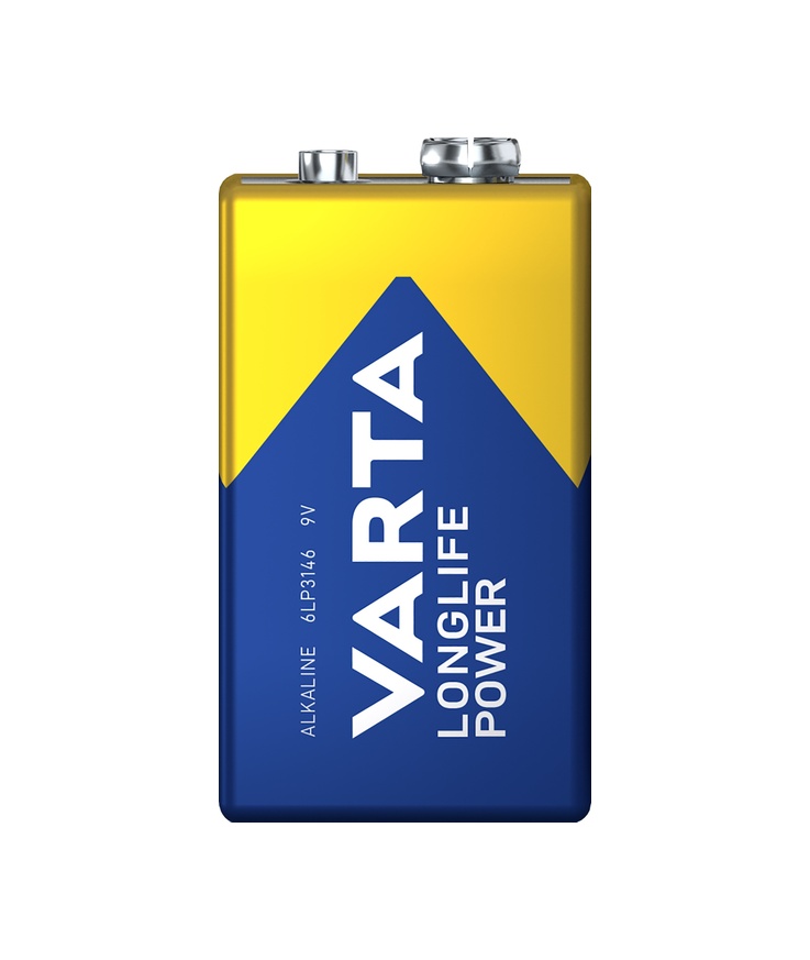 Batteri longlife power 9v Scand bli 1