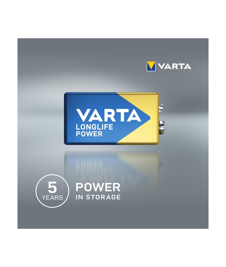 Batteri longlife power 9v Scand bli 1