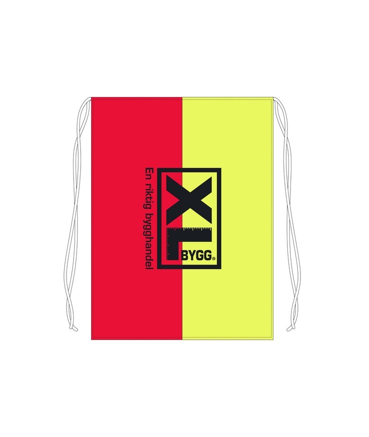 Varningsflagga xl-bygg Polyester 300x400mm
