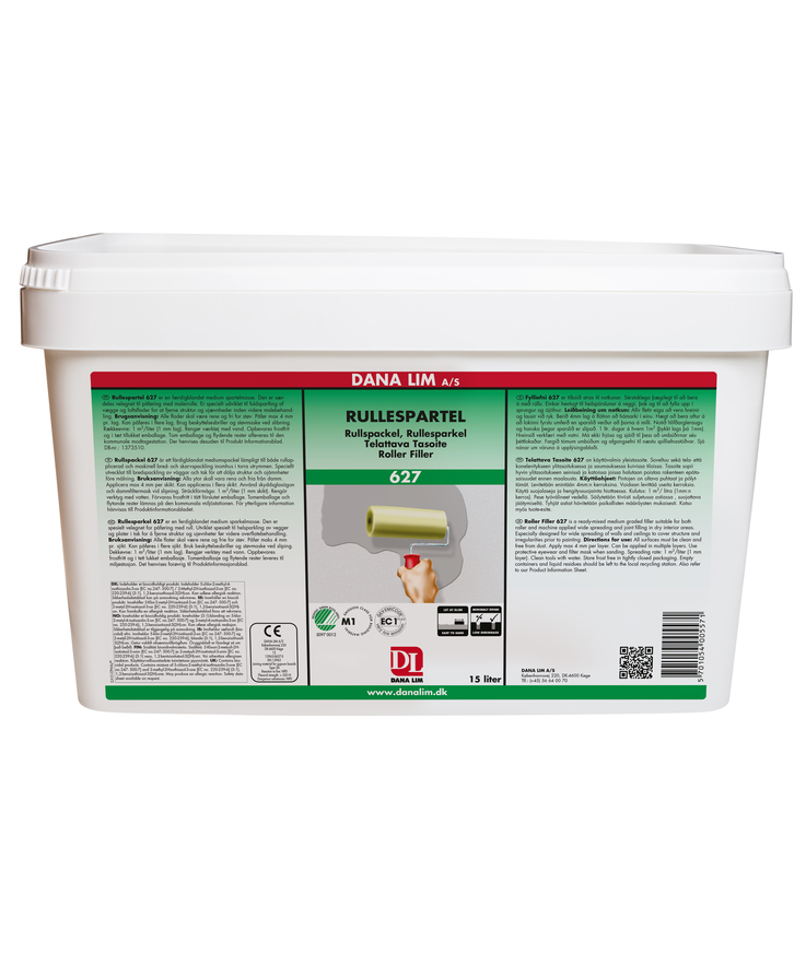 Väggspackel rullspackel 627 15l