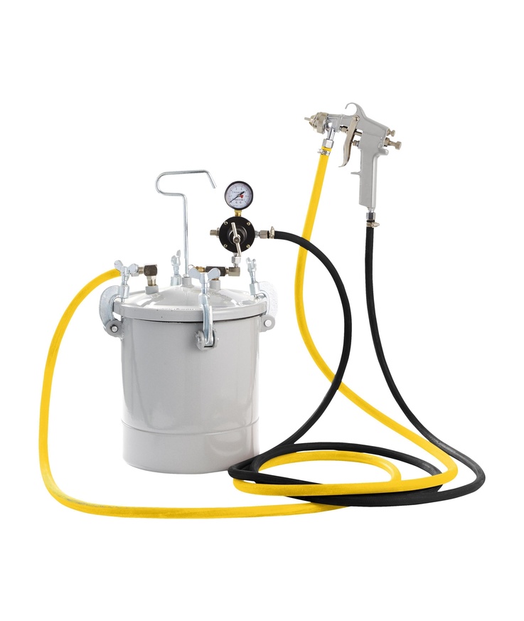 Färgspruta tryckluft med tank 9,5l