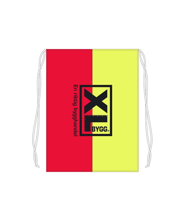 Varningsflagga xl-bygg Polyester 300x400mm