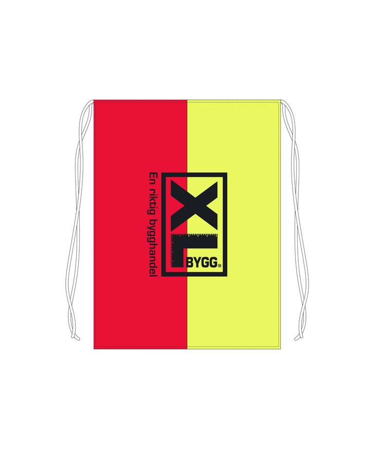 Varningsflagga xl-bygg Polyester 300x400mm