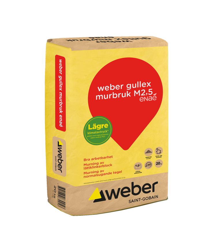 Murbruk gullex enae m2,5 20kg