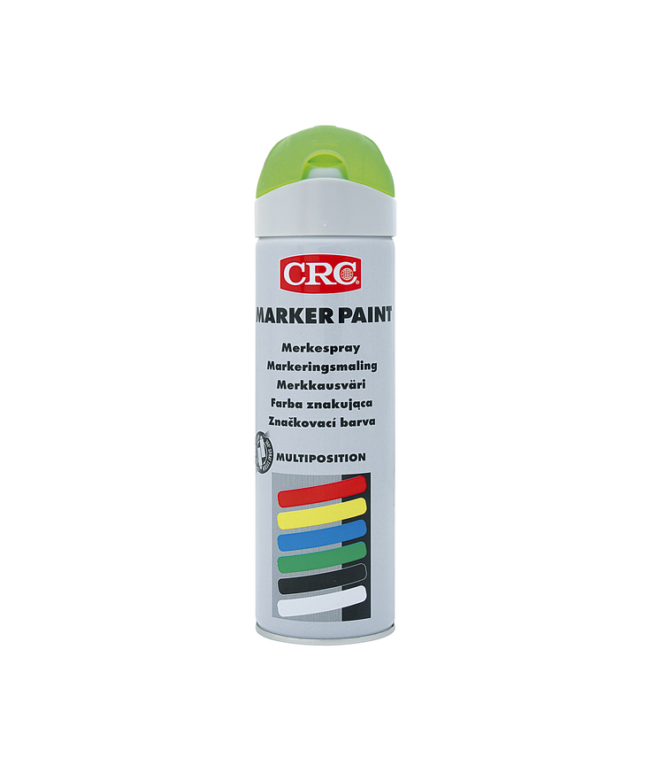 Märkfärg aerosol fluo crc grön