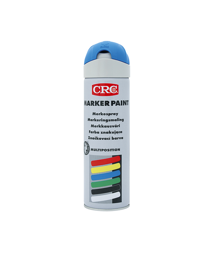 Märkfärg aerosol fluo crc blå