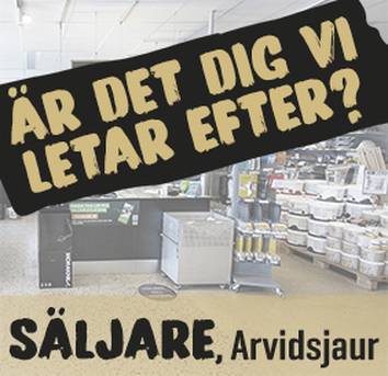 Vi söker säljare!
