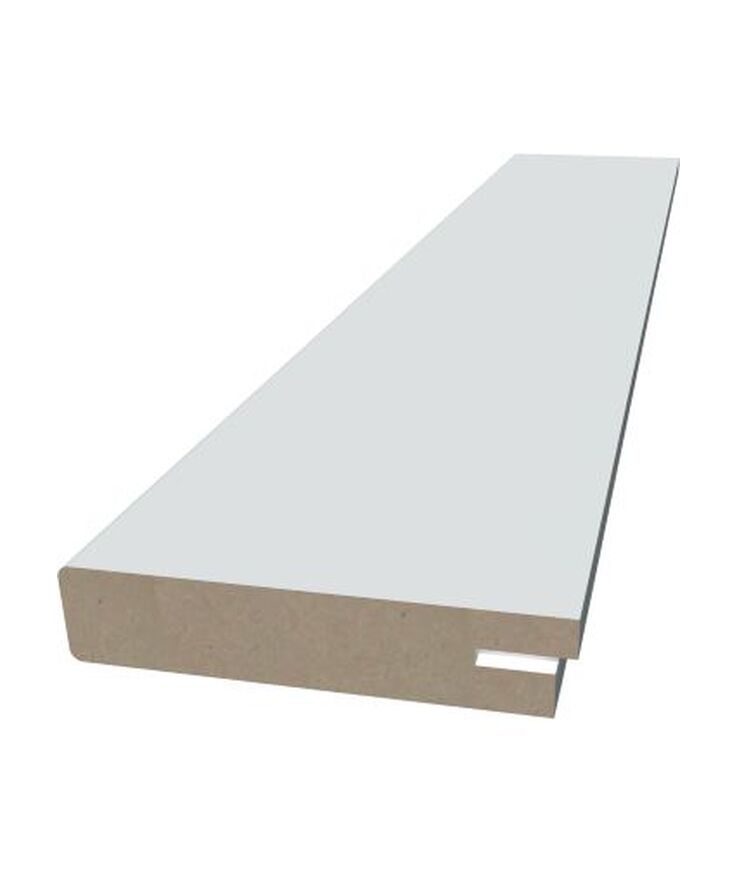 Fönstersmyg foderbildande mdf Vit s 0502-y 16x100x3660mm