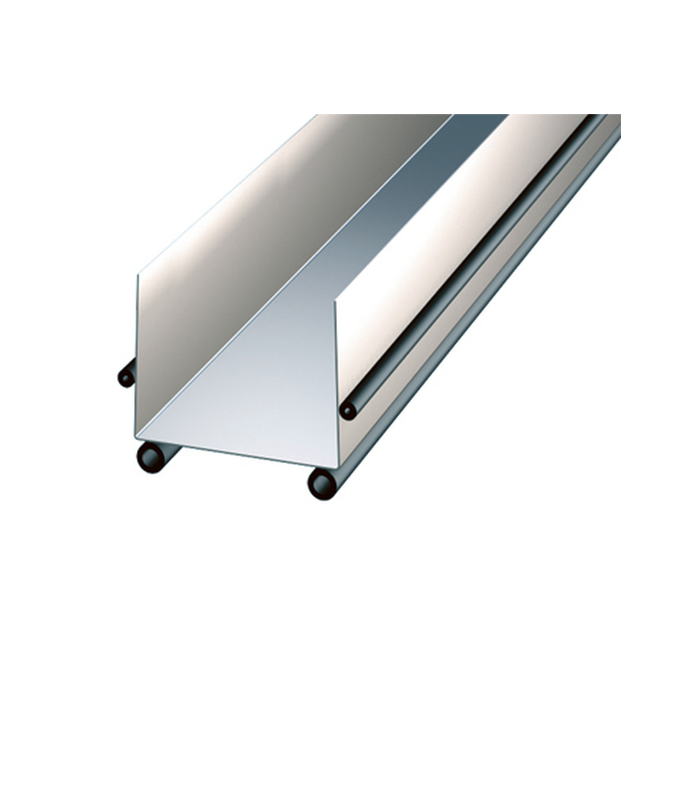 Skena skt55 med tätlister Galvad 95x55x0,47x3000mm