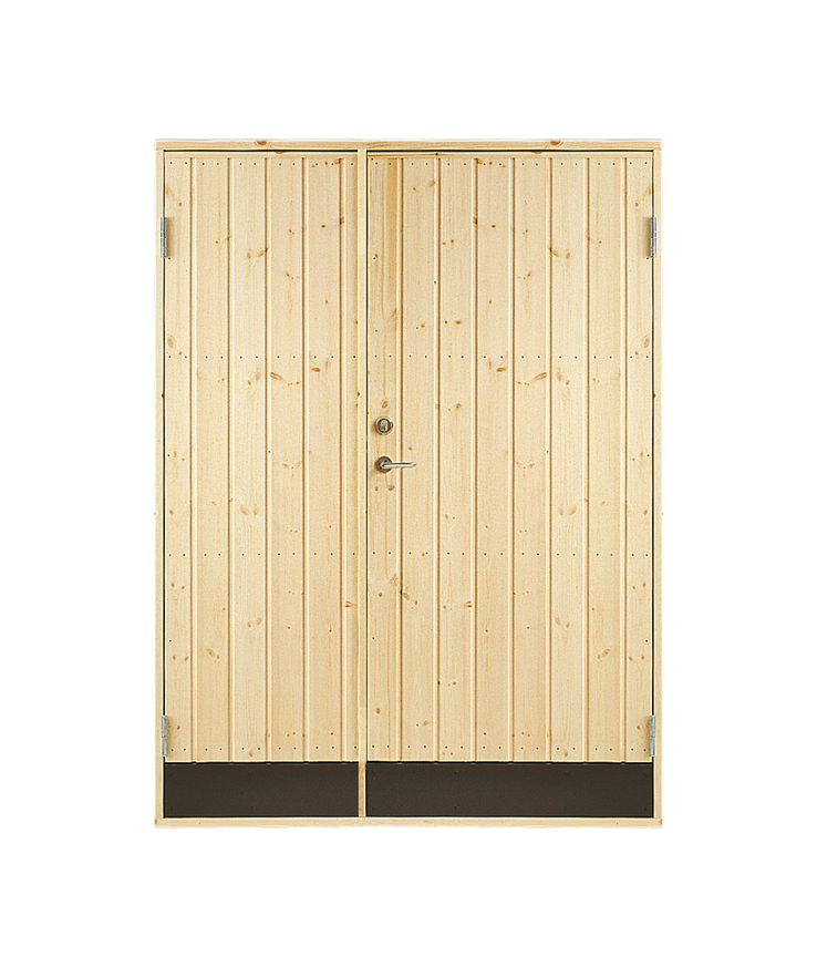 Dubbeldörr 10gr rak panel Inkl 2st dörrspärrar 13x19