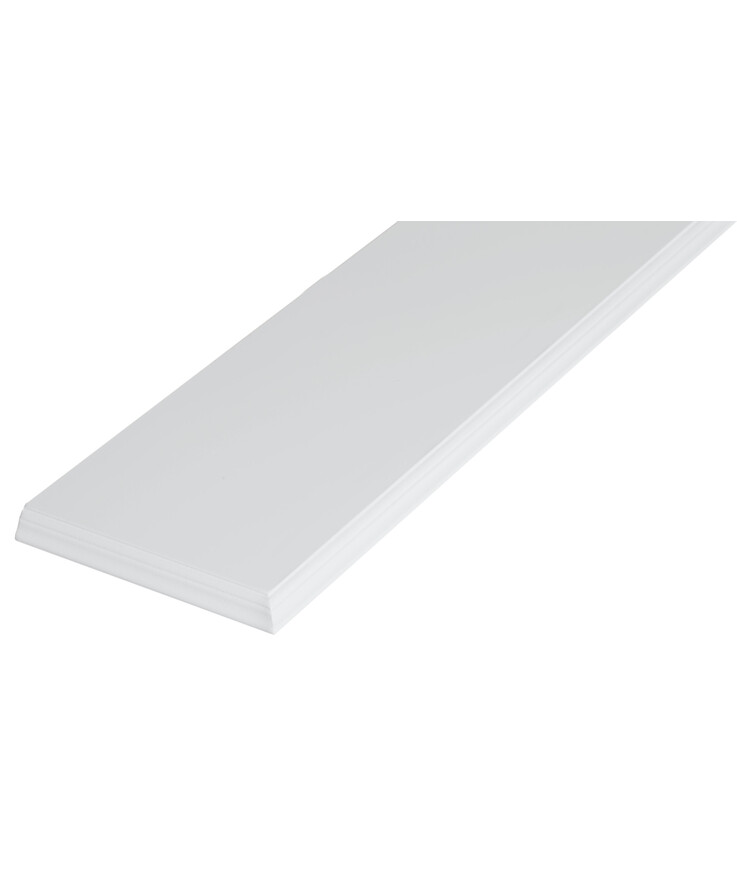 Fönsterbänk bohus vit slät 100cm