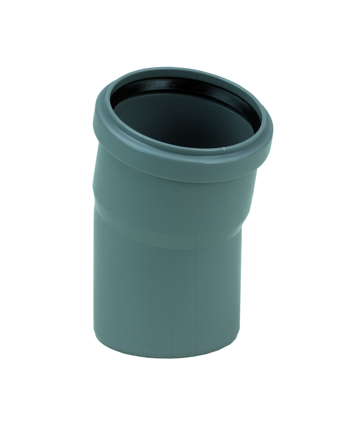 Böj pp nordic 110x15 grader Med 1 muff