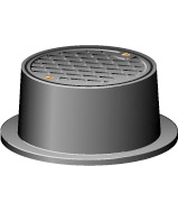 Brunnsbetäckning 300 med lock Fastskruvat 7015134