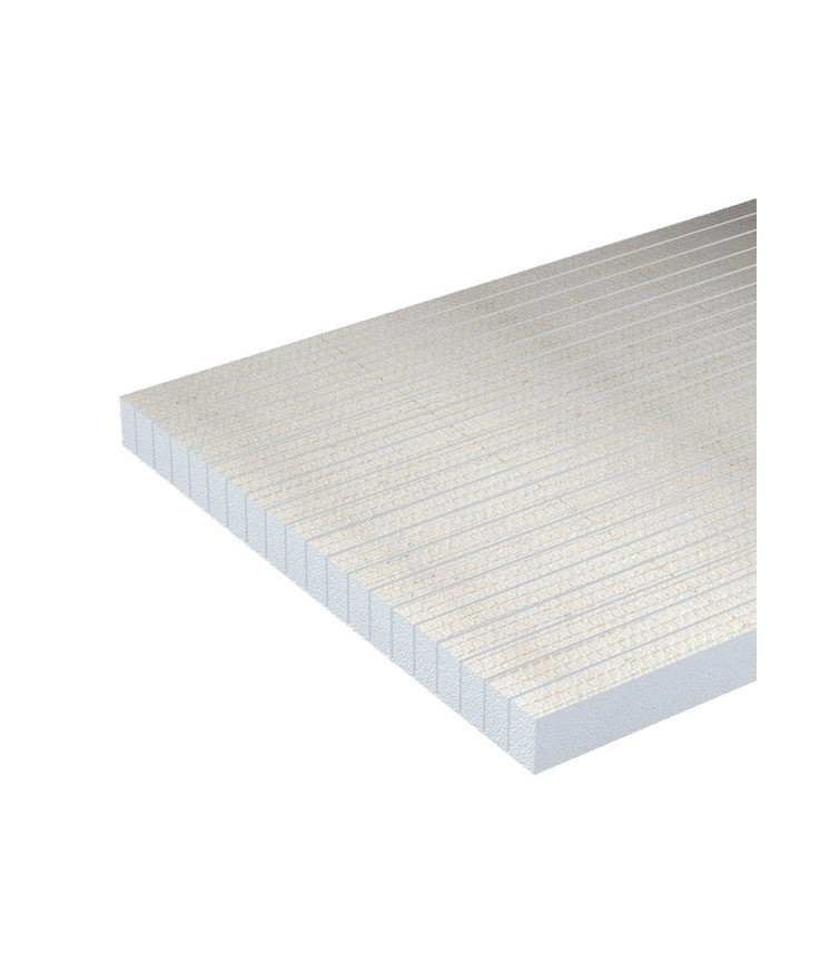 Byggskiva element-el sl 50 Längsspårad 0,6x2,5m