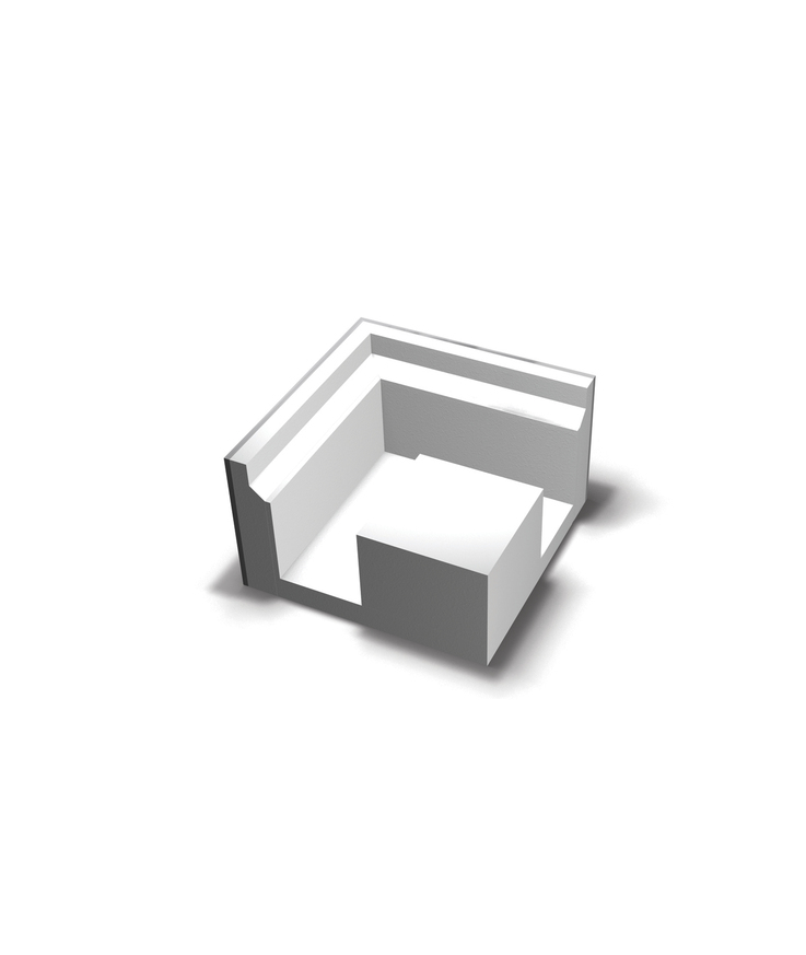 Hörnelement u b=400 l=590+590
