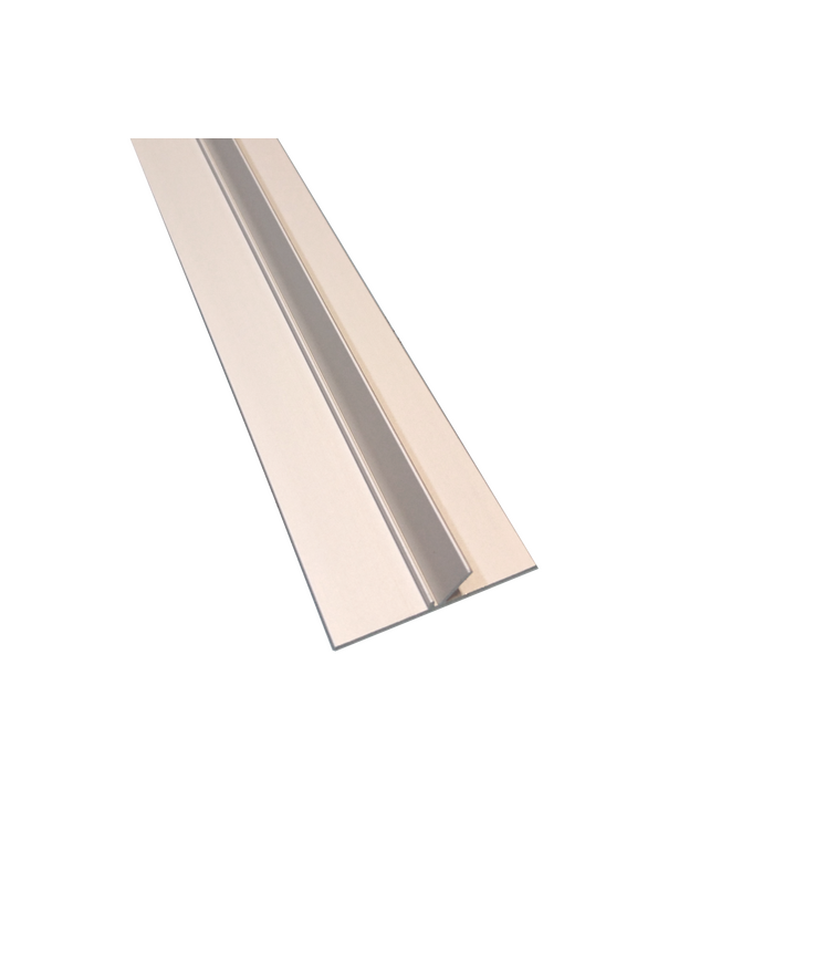 Fogprofil horisontell alu Natur 10x16x45mm 2,5m