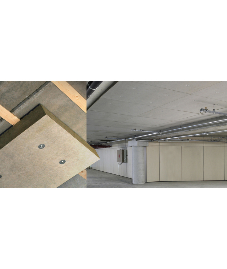 Takisolering ljud rockorbit System vit 50x1000x1200mm