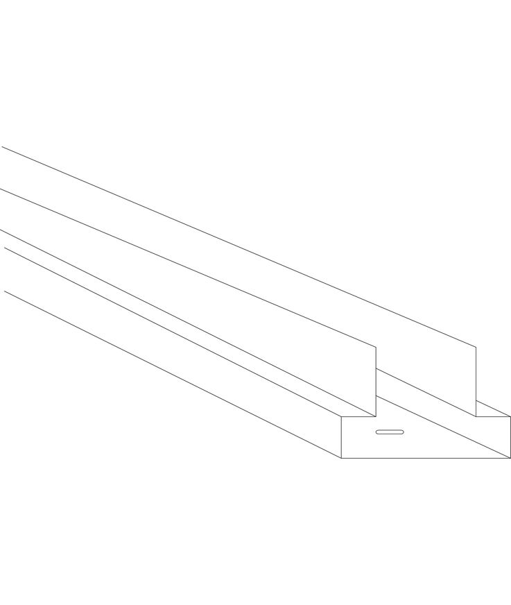 Teleskopskena gyproc tsk 120/80 2500mm