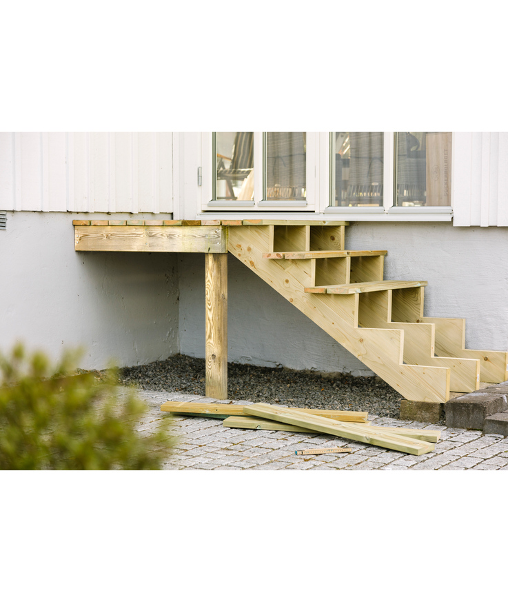 Vangstycke långt stegdjup 3-stegs 36cm