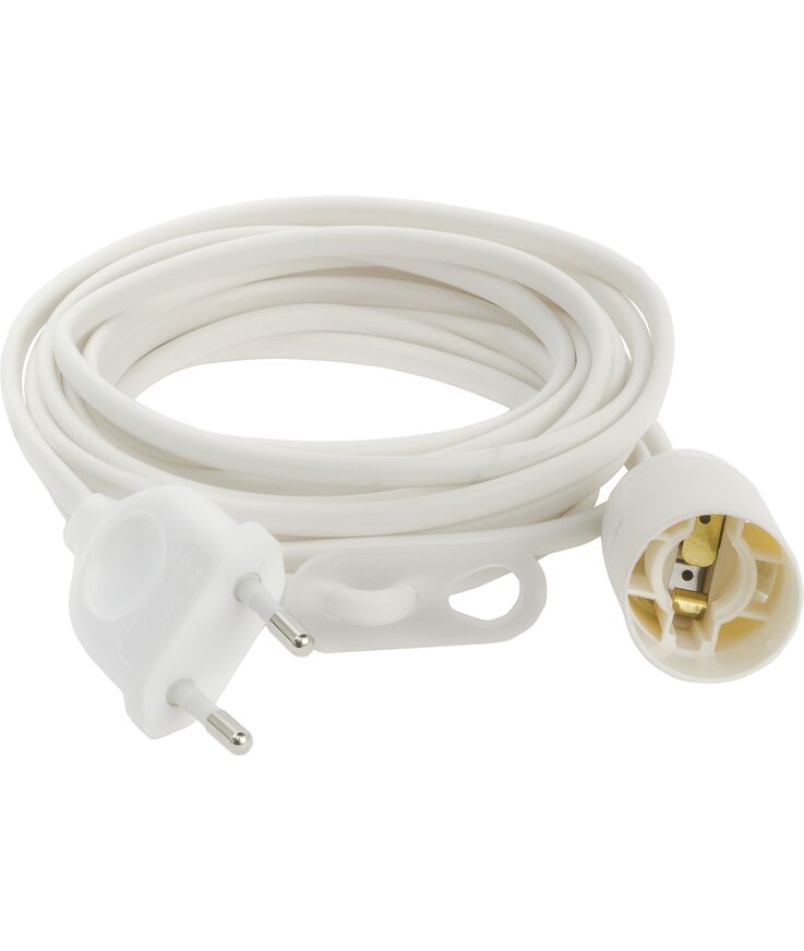 Lampsladd skx 3.5m med e14 Lamphållare&europa stickpropp