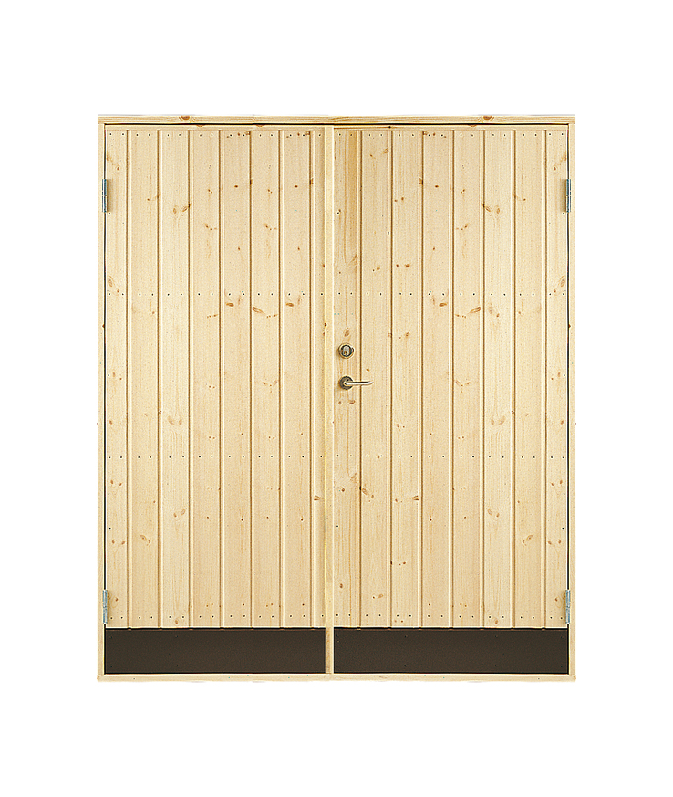 Dubbeldörr 10gr rak panel Inkl 2st dörrspärrar 15x19