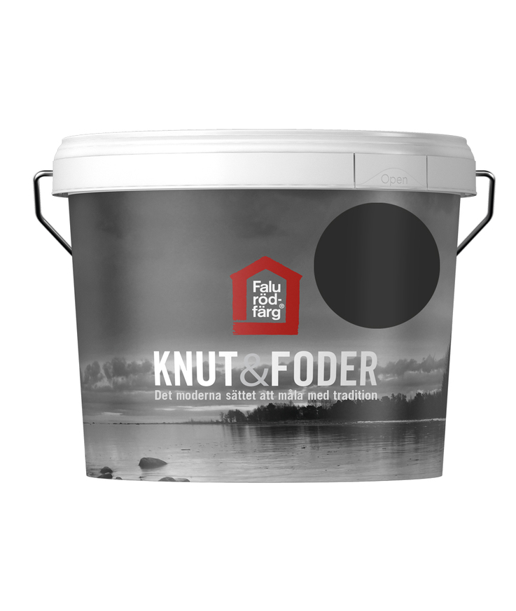 Falu rödfärg knut&foder svart 3l