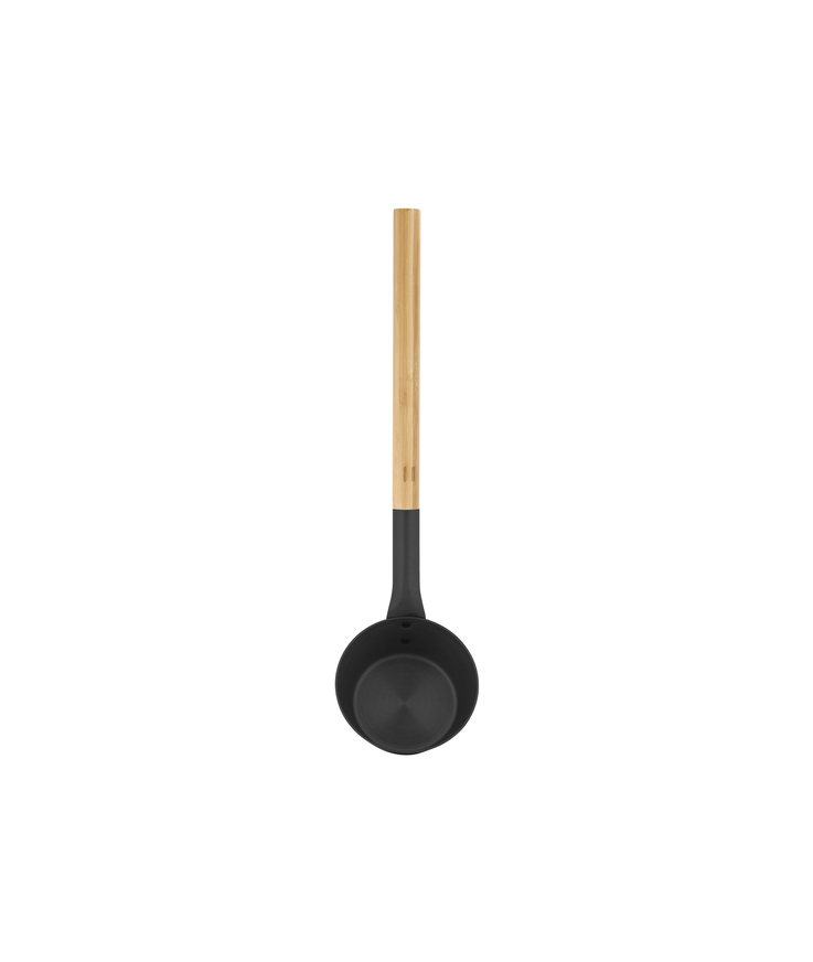 Bastuskopa Rento alum/bambu handt svart