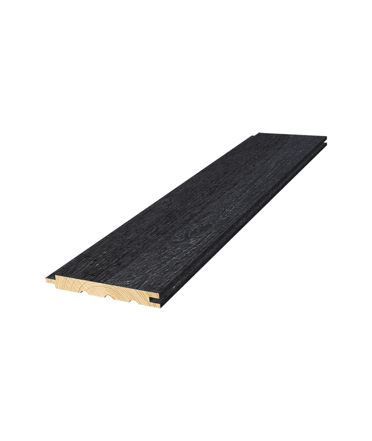 Panel rough titansvart gran 14x120x3600mm