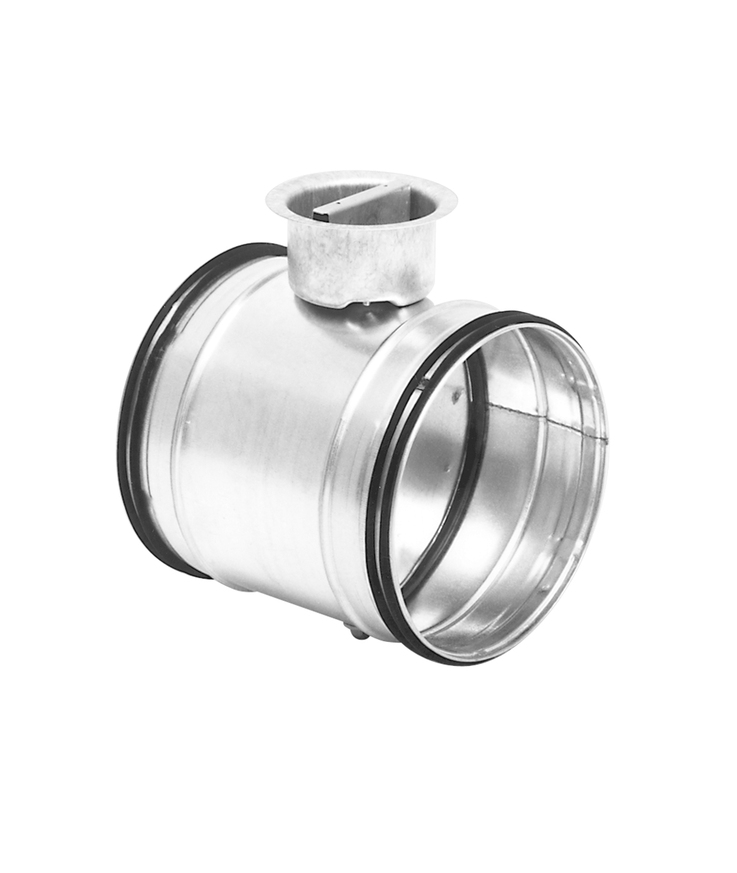 Avstängningsspjäll dtu vent Galvad 100mm