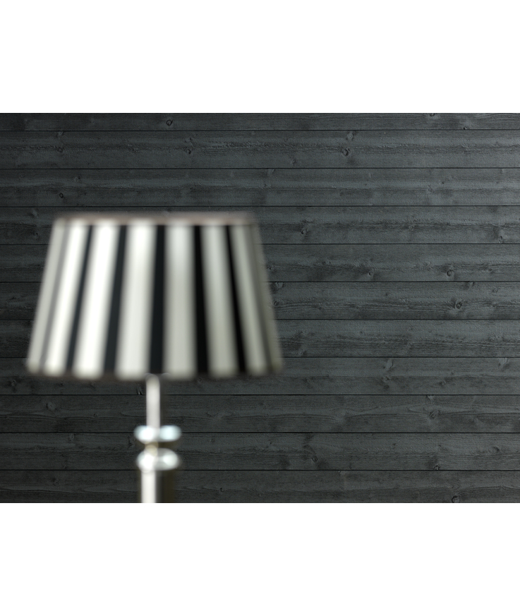 Panel rough titansvart gran 14x120x3600mm