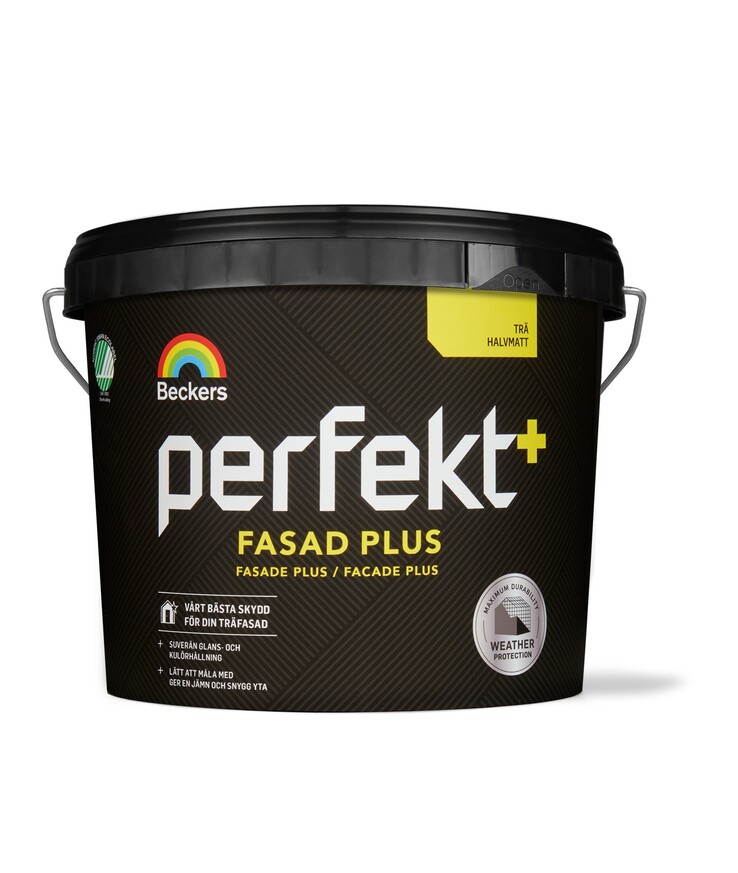 Fasadfärg perfekt fasad plus Vit 3l