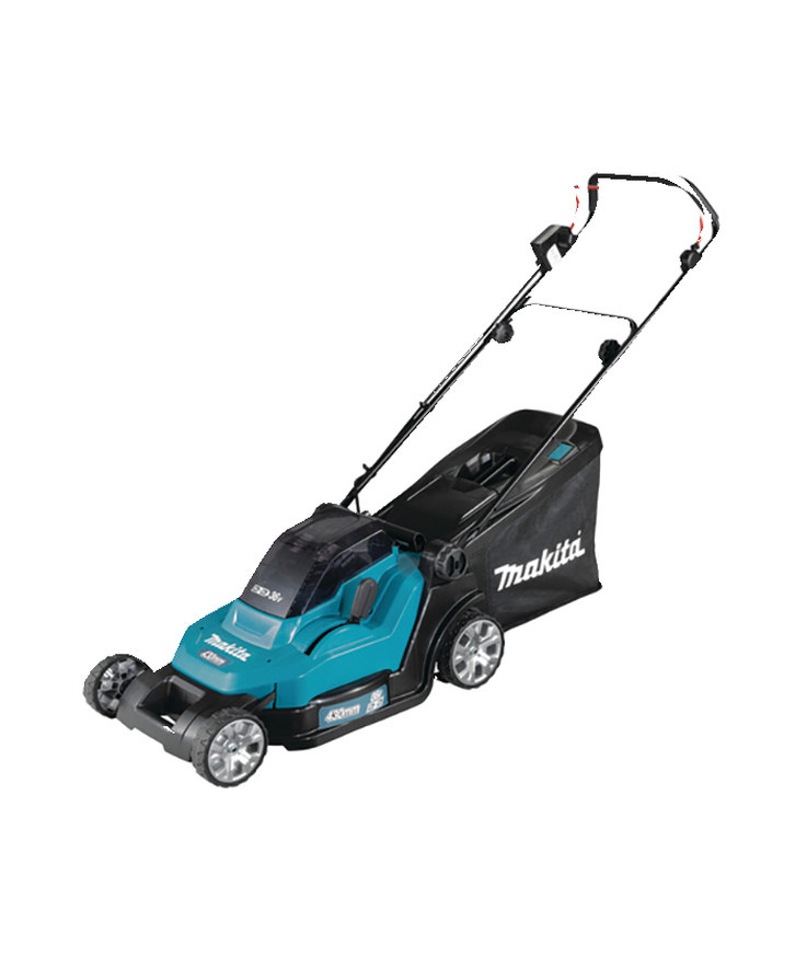 Gräsklippare dlm432ct2 makita 2x18v mulch 2x5ah dc18sh 430mm