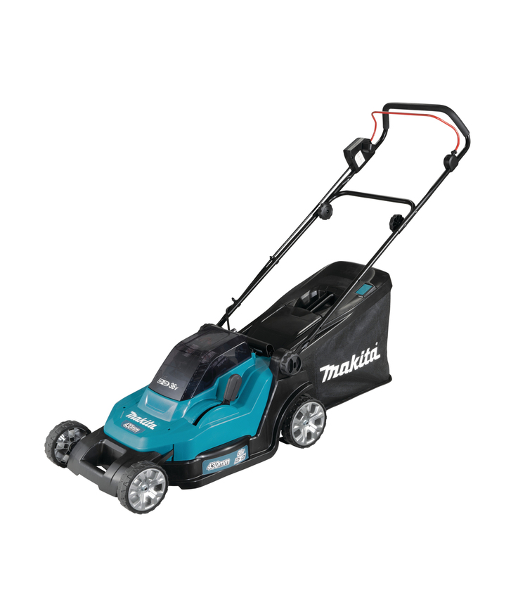 Gräsklippare dlm432pt2 makita 2x18v bl 2x5,0ah dc18rd 430mm