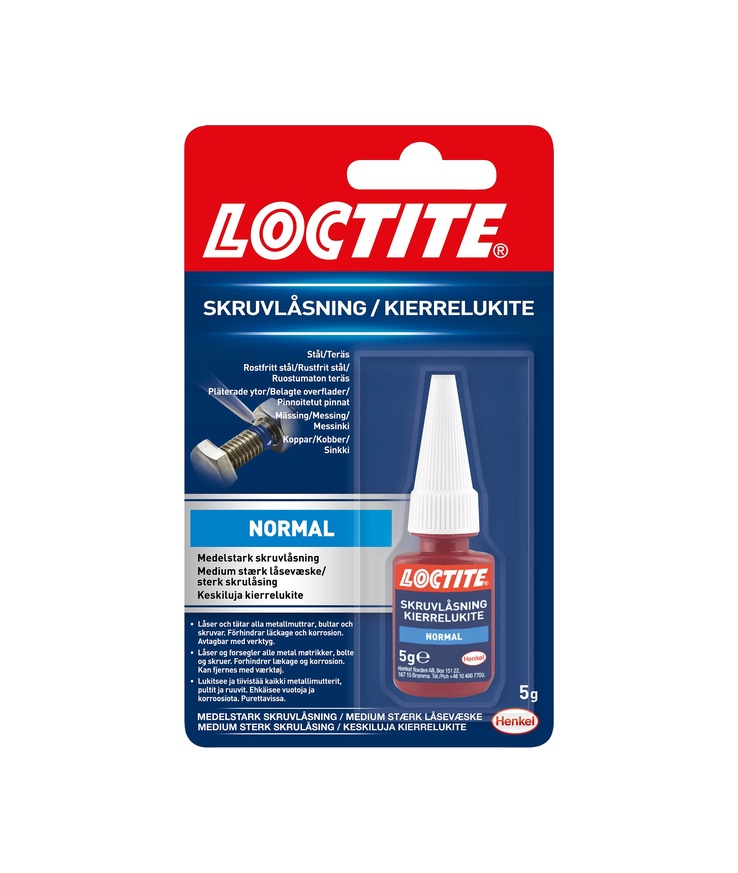 Skruvlåsning normal loctite