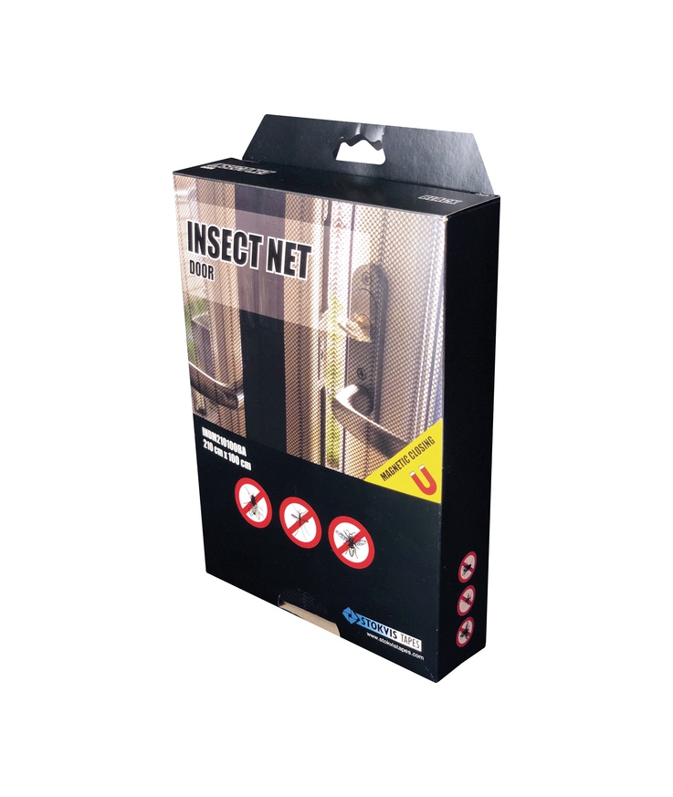 Myggnät dörr svart 2100mmx1000mm