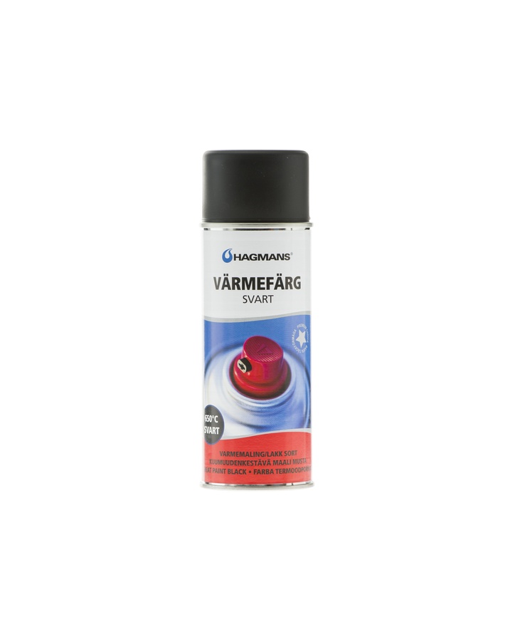Sprayfärg hagmans Värmefärg svart 400ml