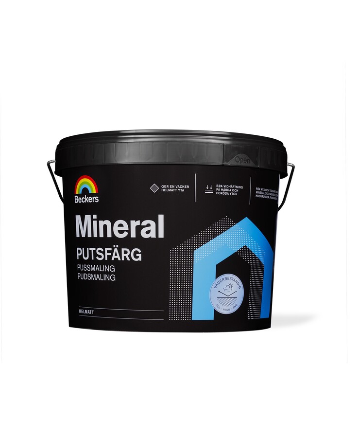 Putsfärg mineral 1 utevit 10l