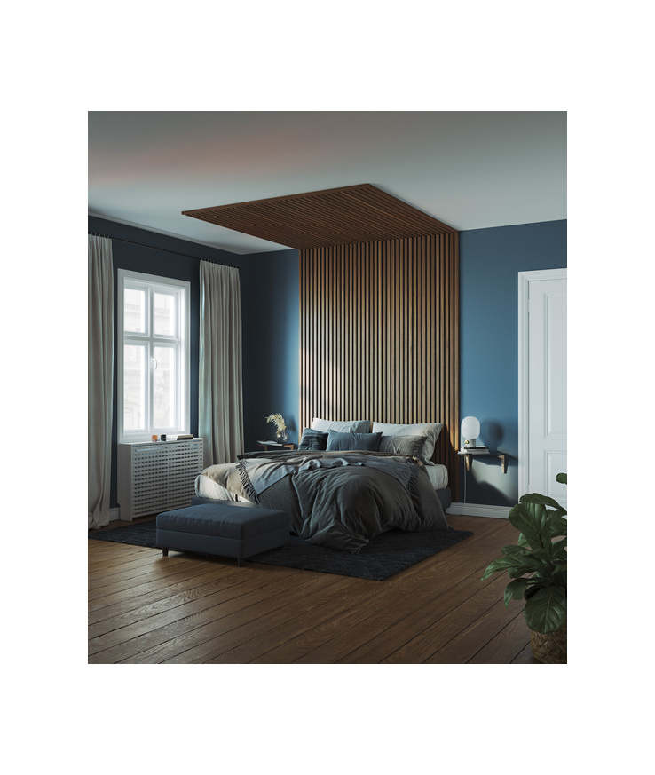 Akustikpanel valnöt 2800x600x20mm