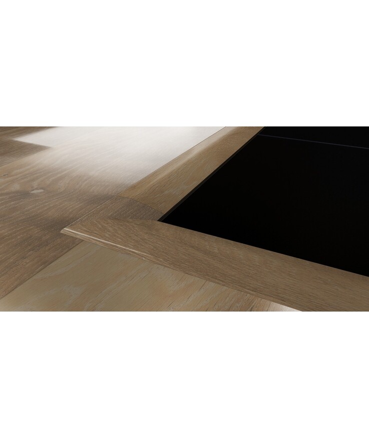 Nivålist kährs massiv ek Nouveau greige 58x20x2400